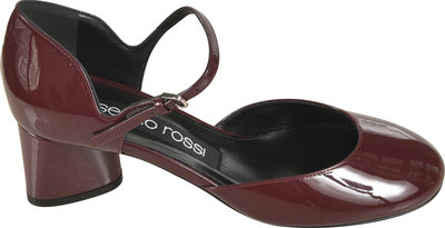 Décolleté Sergio Rossi Scarpe Con Tacco Wine