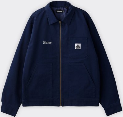 Giacca Work Embroidered Blu
