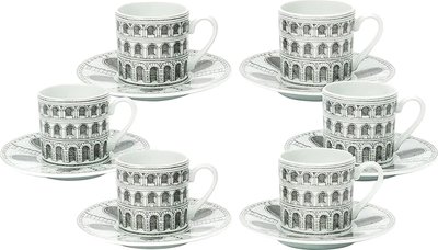 Tazze Set 6 Tazze Caffe` Architettura P15x441