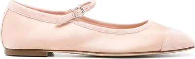 Ballerine Uma Cap Satin/kid Suede Leather Peach A11flrkls08fl169ss25960067