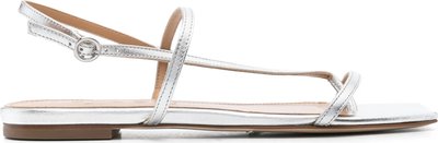 Sandali Ella Nappa Leather Laminated Silver A11fsbers8mfl0121920007