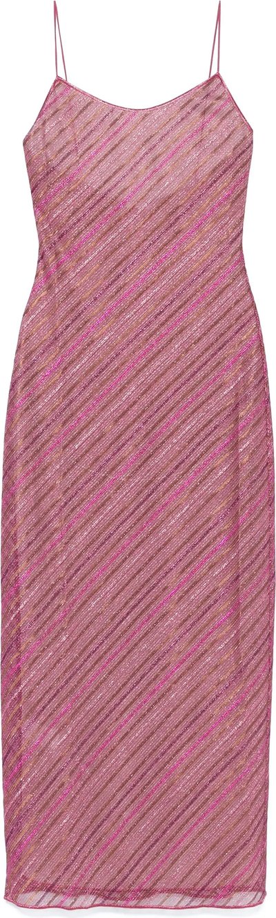 Vestiti Shiny Stripes Long Dress Sls250
