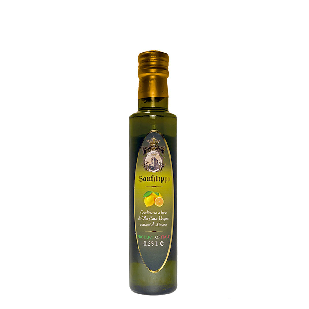 12 bottiglie 0,25lt - Condimento di Olio EVO e Limone