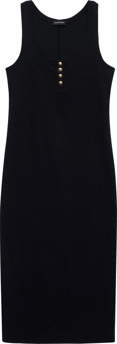 Vestiti Alessia Tank Midi Dress Black A0210924blk26