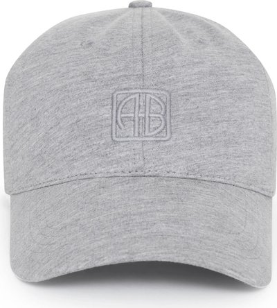 Cappelli Jeremy Baseball Cap Framed Monogram Heather Grey A1210929gry1