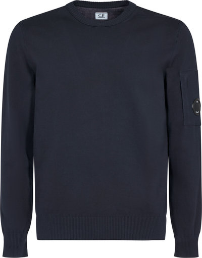 Maglie Cotton Crepe Crew Neck Lens Knit
