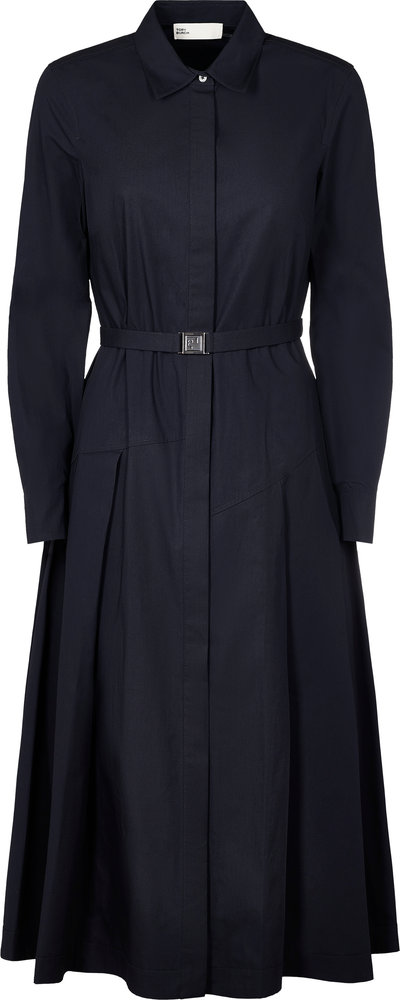 Camicie Pleated Cotton Shirtdress