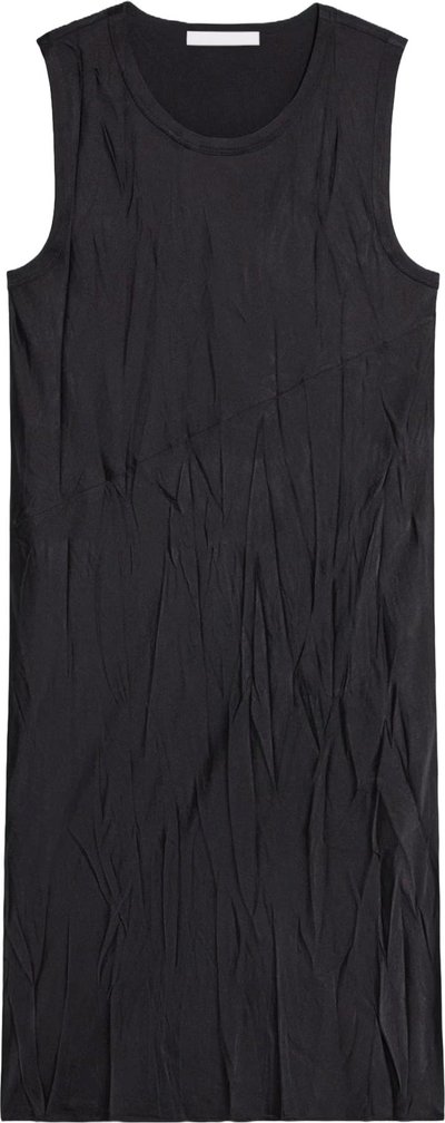 Vestiti Crushed Satin Tank Dress