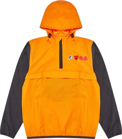 Giubbotti K-way Half Zip Jacket Orange/black