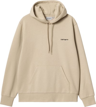 Maglie Hooded Script Embroidery Sweat