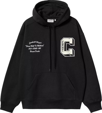 Maglie Hooded Brown Ducks Sweat Black