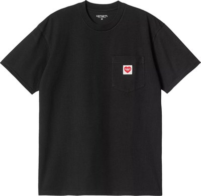 Canotte ss Pocket Heart T-shirt Black
