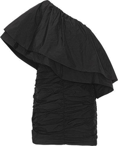 Vestiti Taft Pleated One-shoulder Dress