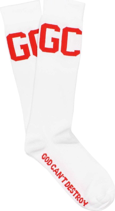 Calze Corte Macro Basic Logo Socks White