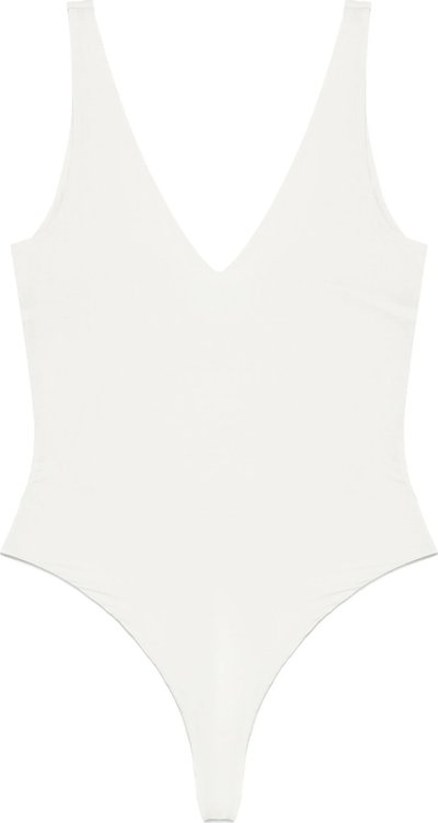 Body v Neck Bodysuit Creamer