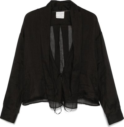 Camicie Chic Rami` Muslin Crossed Shirt