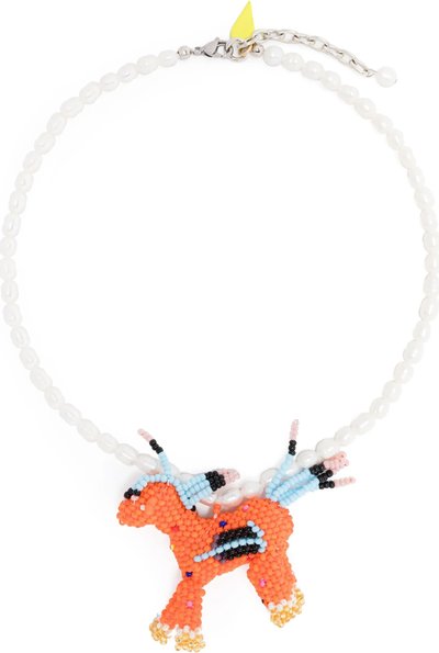 Collane Short Beads Necklace With Animalier Element