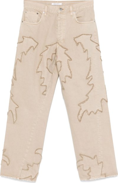 Jeans Wide Twist Patch