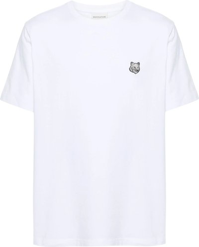 T-shirt Bold Fox Head Patch Comfort Tee Shirt