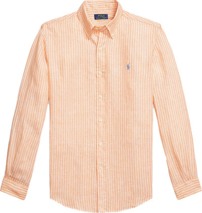 Camicie Custom Fit Striped Linen Shirt 710968973002