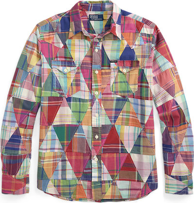 Camicie Patchwork Madras Western Shirt 710966154001