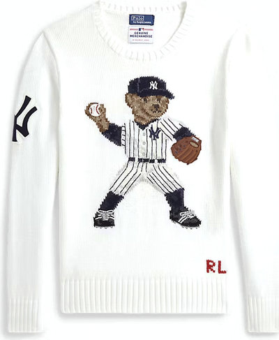 Maglie Long Sleeve Pullover Bear ny Yankees 710967438002