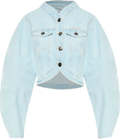 Giacche Round Sleeve Denim Jacket 1138261468