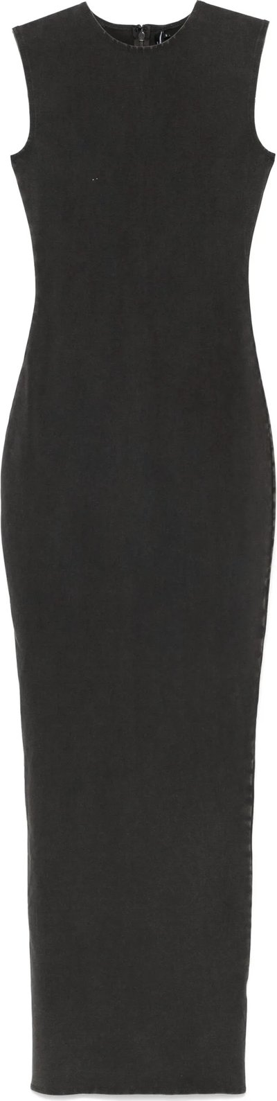 Vestiti Sleeveless Maxi - Cotton Spandex Washed Black