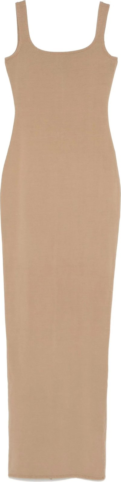 Vestiti Square Neck Maxi - Cotton Spandex Cork
