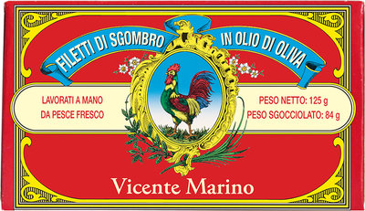 Sgombro 5 Blister da 10 pz - Filetti di sgombro in Olio di Oliva 125 gr