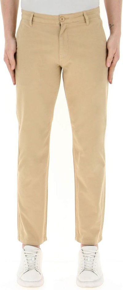 Casual Pantalone Brown Men