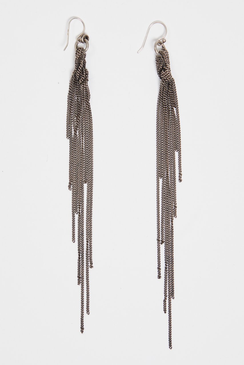 【Ann Demeulemeester】 Wivi Knottassel シルバーピアス Orecchini Ann demeulemeester Wivi Knottassel Earrings (pair