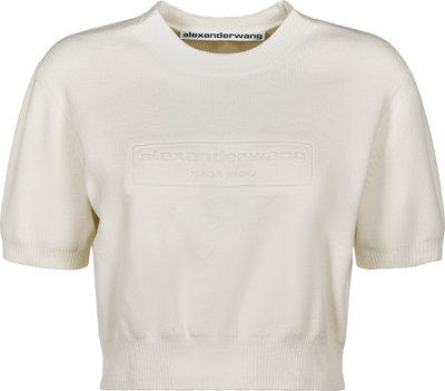 Polo Embossed Logo Ribbed ss Tee