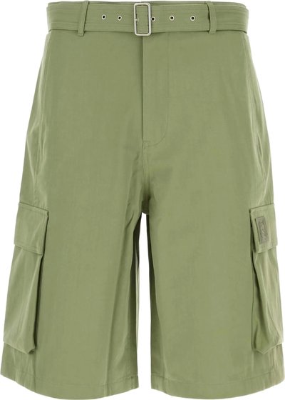 Casual Belted Cargo Bermuda