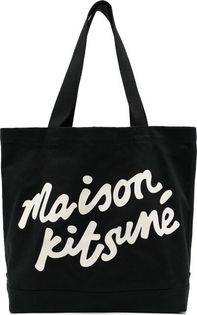 Borse a spalla Maison Kitsune Handwriting Tote