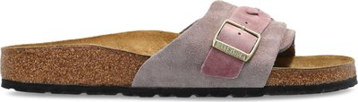 Ciabatte Oita Braided Faded Purple, Suede Leather