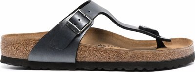 Ciabatte Gizeh Metallic Black, Birko Flor