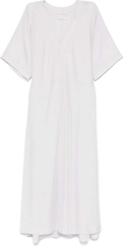 Vestiti Habotai Silk Half Sleeve Dress