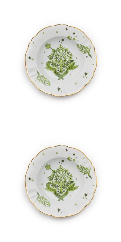 Set 2 Piatto Fondo Cm.23 Eden