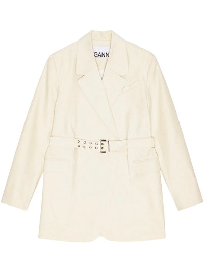 Cotton Melange Tailoring Blazer W0231