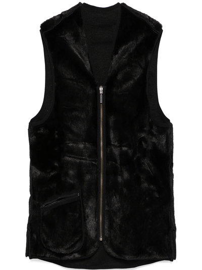 Gilet Warm Pile Waistcoat Zip Mli0004.bk11