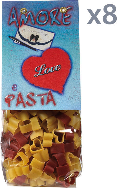 Grano Duro 8 confezioni - Cuori al pomodoro 250 gr