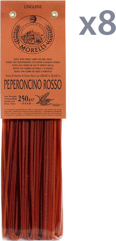 Grano Duro 8 confezioni - Linguine al peperoncino 250 gr