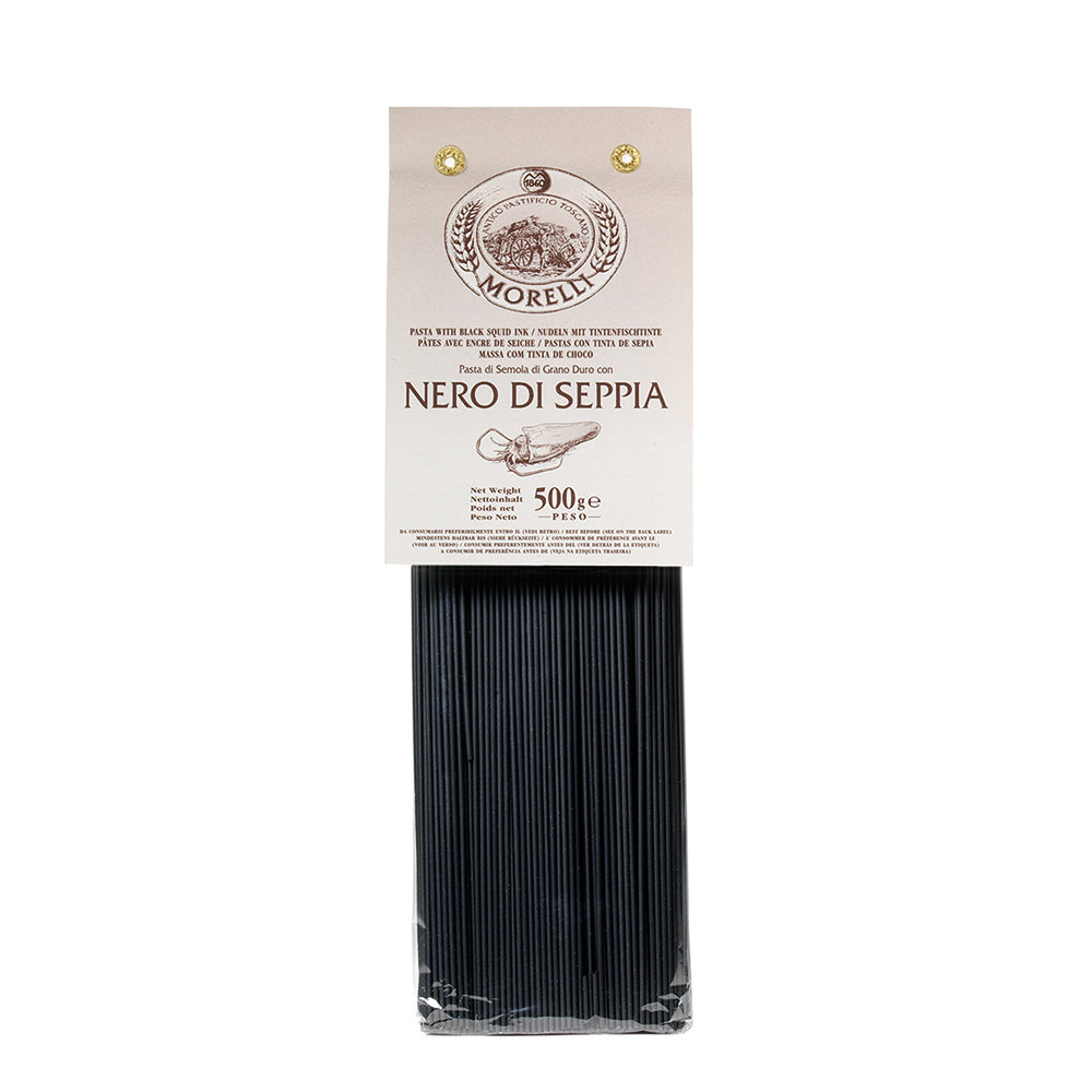 6 confezioni - Spaghetti al nero di seppia 500 gr