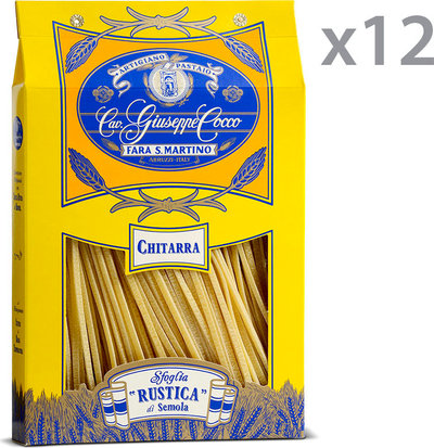 Grano Duro 12 confezioni - Chitarra rustica n.158 da 500 gr