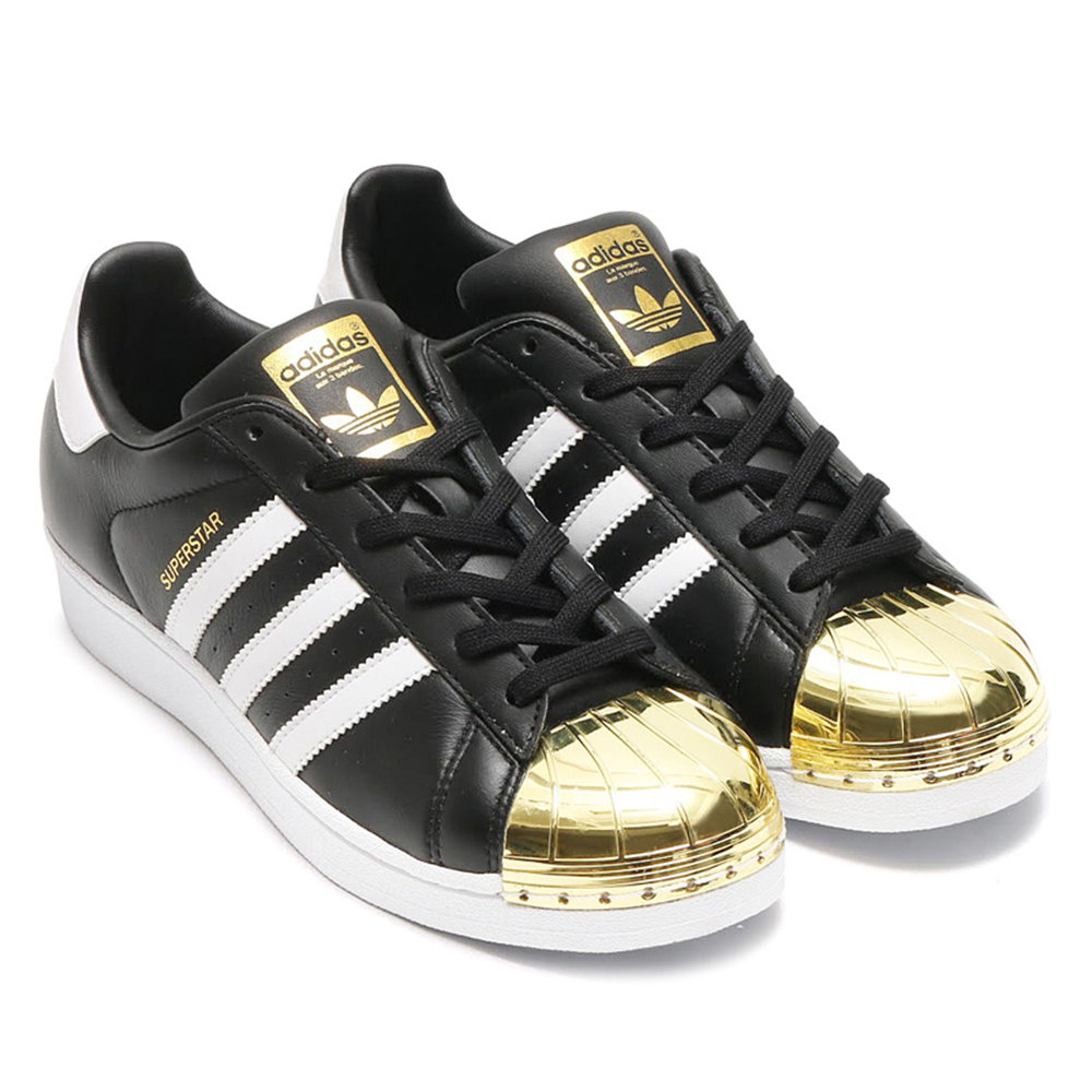 Sneakers Adidas Superstar Metal Toe da donna, nero - ADIDAS