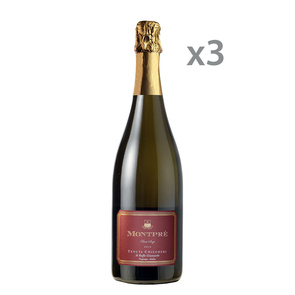 3 bottiglie - Spumante Brut Monte Soejo 2012