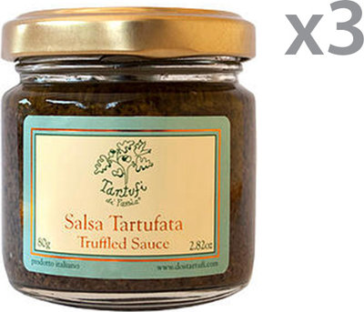 Prodotti al tartufo 3 vasetti - Salsa Tartufata 80 gr