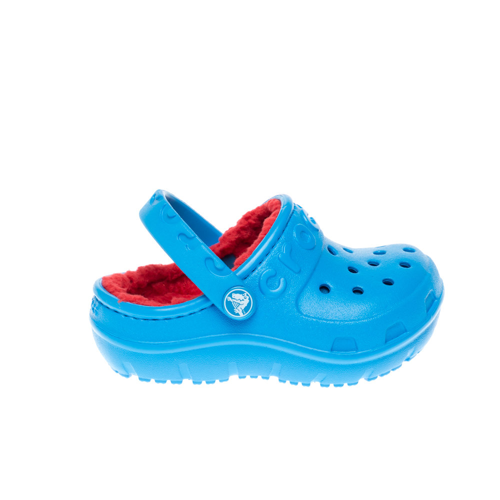 Mules zuecos con forro de hilo azul y rojo - Crocs - Compra en Ventis.