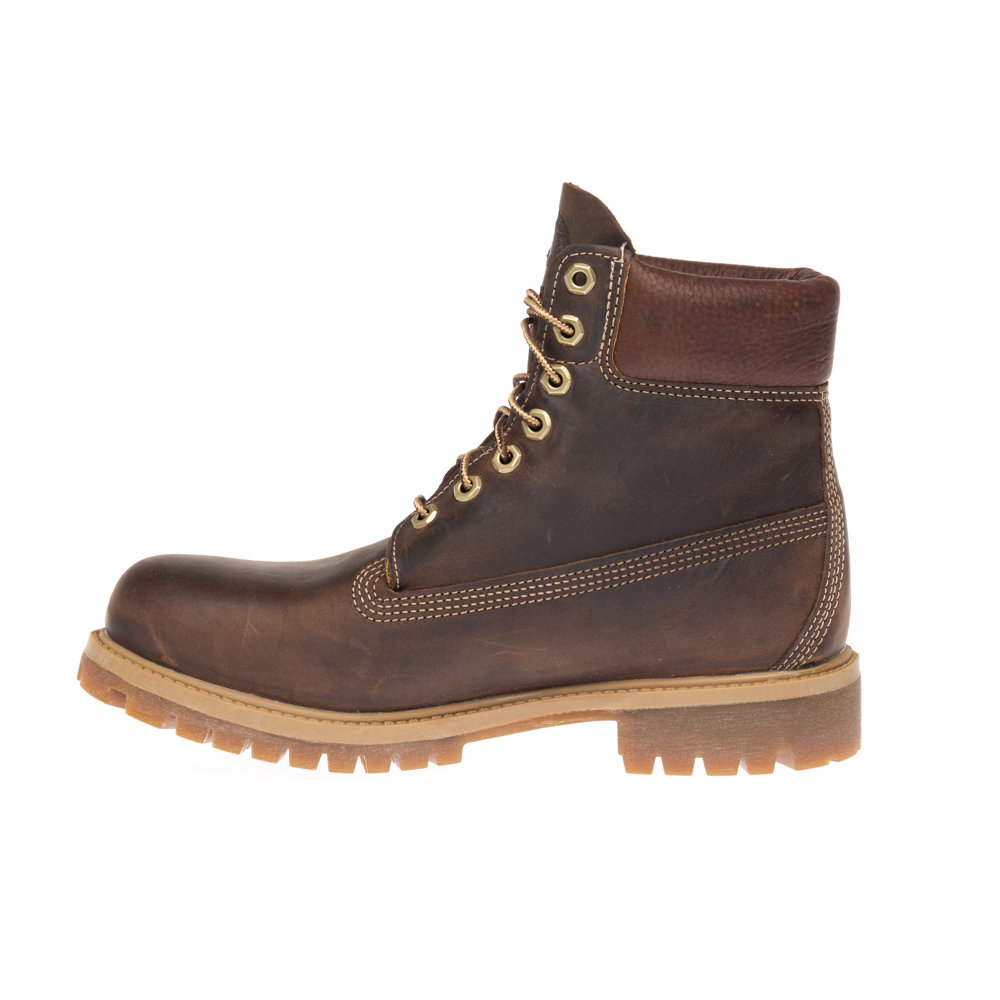 TIMBERLAND Stivali uomo in pelle marrone